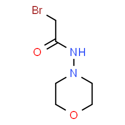 ChemSpider 2D Image | 2-Bromo-N-(4-morpholinyl)acetamide | C6H11BrN2O2