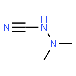 ChemSpider 2D Image | 2,2-Dimethylhydrazinecarbonitrile | C3H7N3