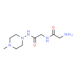 ChemSpider 2D Image | Glycyl-N-(4-methyl-1-piperazinyl)glycinamide | C9H19N5O2