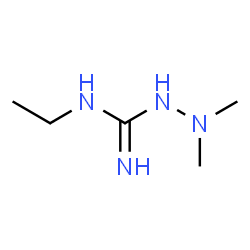 ChemSpider 2D Image | N-Ethyl-2,2-dimethylhydrazinecarboximidamide | C5H14N4