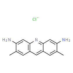 ChemSpider 2D Image | 3,6-Acridinediamine, 2,7-dimethyl-, chloride (1:1) | C15H15ClN3