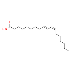 ChemSpider 2D Image | 10E,12Z-octadecadienoic acid | C18H32O2