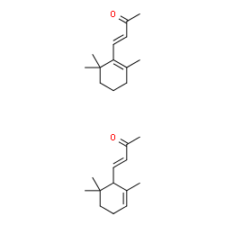 ChemSpider 2D Image | (3E)-4-(2,6,6-Trimethyl-1-cyclohexen-1-yl)-3-buten-2-one - (3E)-4-(2,6,6-trimethyl-2-cyclohexen-1-yl)-3-buten-2-one (1:1) | C26H40O2