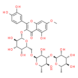 ChemSpider 2D Image | Xanthorhamnin | C34H42O20