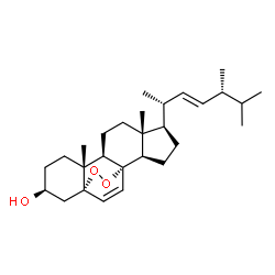 ChemSpider 2D Image | Ergosterol endoperoxide | C28H44O3