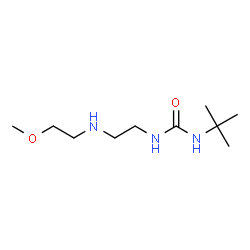 ChemSpider 2D Image | 1-{2-[(2-Methoxyethyl)amino]ethyl}-3-(2-methyl-2-propanyl)urea | C10H23N3O2