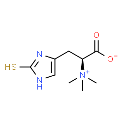 ChemSpider 2D Image | L-(+)-ERGOTHIONEINE | C9H15N3O2S