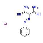 InChI=1/C9H12N6.ClH/c10-8(11)7(9(12)13)15-14-6-4-2-1-3-5-6;/h1-5,7H,(H3,10,11)(H3,12,13);1H/p-1/b15-14+;
