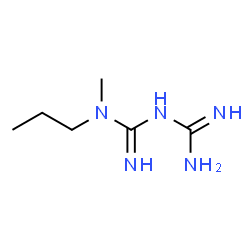 ChemSpider 2D Image | N-Methyl-N-propylimidodicarbonimidic diamide | C6H15N5