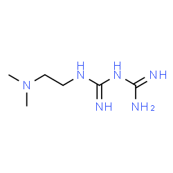 ChemSpider 2D Image | N-[2-(Dimethylamino)ethyl]imidodicarbonimidic diamide | C6H16N6