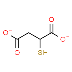 ChemSpider 2D Image | Mercaptosuccinate | C4H4O4S