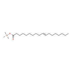 ChemSpider 2D Image | Trimethylsilyl (10E)-10-octadecenoate | C21H42O2Si