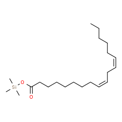 ChemSpider 2D Image | Trimethylsilyl (9Z,12Z)-9,12-octadecadienoate | C21H40O2Si