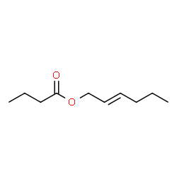 ChemSpider 2D Image | (E)-Hex-2-enyl butyrate | C10H18O2