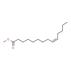 ChemSpider 2D Image | Methyl (9Z)-9-tetradecenoate | C15H28O2