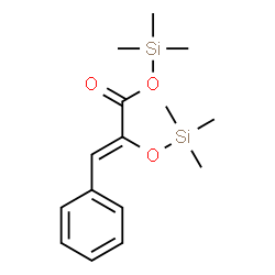 ChemSpider 2D Image | Trimethylsilyl (2Z)-3-phenyl-2-[(trimethylsilyl)oxy]acrylate | C15H24O3Si2