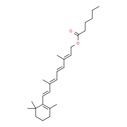 ChemSpider 2D Image | O~15~-Hexanoylretinol | C26H40O2