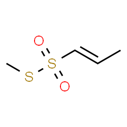 ChemSpider 2D Image | S-Methyl (1E)-1-propene-1-sulfonothioate | C4H8O2S2
