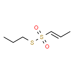 ChemSpider 2D Image | S-Propyl (1E)-1-propene-1-sulfonothioate | C6H12O2S2
