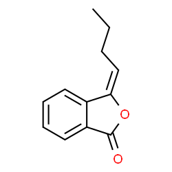 ChemSpider 2D Image | (E)-3-Butylidenephthalide | C12H12O2