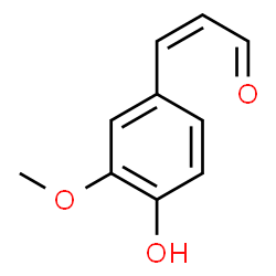 ChemSpider 2D Image | coniferyl aldehyde | C10H10O3