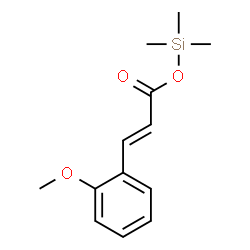 ChemSpider 2D Image | Trimethylsilyl (2E)-3-(2-methoxyphenyl)acrylate | C13H18O3Si