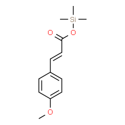 ChemSpider 2D Image | Cinnamic acid, p-methoxy-, trimethylsilyl ester | C13H18O3Si
