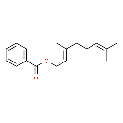 ChemSpider 2D Image | Geranyl Benzoate | C17H22O2