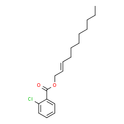 ChemSpider 2D Image | (2E)-2-Undecen-1-yl 2-chlorobenzoate | C18H25ClO2