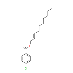 ChemSpider 2D Image | (2E)-2-Undecen-1-yl 4-chlorobenzoate | C18H25ClO2