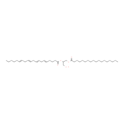 ChemSpider 2D Image | 1-Hydroxy-3-(stearoyloxy)-2-propanyl (5E,8E,11E,14E)-5,8,11,14-icosatetraenoate | C41H72O5