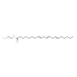 ChemSpider 2D Image | N-(2-hydroxyethyl)eicosa-8,11,14-trienamide | C22H39NO2