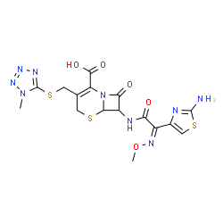ChemSpider 2D Image | Cefmenoxime | C16H17N9O5S3