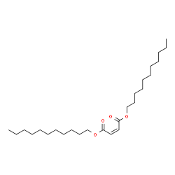 ChemSpider 2D Image | Diundecyl (2Z)-2-butenedioate | C26H48O4