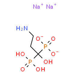 ChemSpider 2D Image | Pamidronate disodium | C3H9NNa2O7P2