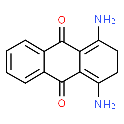 ChemSpider 2D Image | 1,4-Diamino-2,3-dihydroanthraquinone | C14H12N2O2