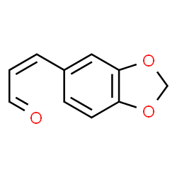 ChemSpider 2D Image | (2Z)-3-(1,3-Benzodioxol-5-yl)acrylaldehyde | C10H8O3