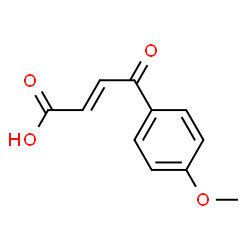 ChemSpider 2D Image | trans-3-(4-Methoxybenzoyl)acrylic acid | C11H10O4