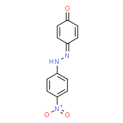 ChemSpider 2D Image | 4-[(4-Nitrophenyl)hydrazono]-2,5-cyclohexadien-1-one | C12H9N3O3