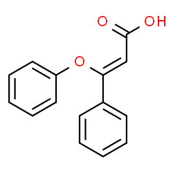 ChemSpider 2D Image | (2Z)-3-Phenoxy-3-phenylacrylic acid | C15H12O3