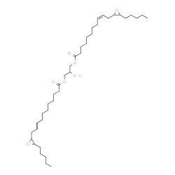 ChemSpider 2D Image | 2-Hydroxy-1,3-propanediyl (9'Z)bis[11-(3-pentyl-2-oxiranyl)-9-undecenoate] | C39H68O7