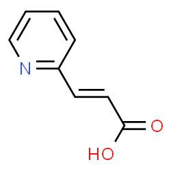 ChemSpider 2D Image | 3-(2-PYRIDYL)ACRYLICACID | C8H7NO2