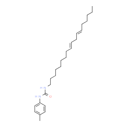 ChemSpider 2D Image | 1-(4-Methylphenyl)-3-[(9E,12E)-9,12-octadecadien-1-yl]urea | C26H42N2O