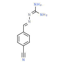 ChemSpider 2D Image | N''-[(E)-(4-Cyanophenyl)methylene]carbonohydrazonic diamide | C9H9N5