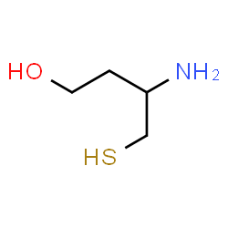 ChemSpider 2D Image | 3-Amino-4-sulfanyl-1-butanol | C4H11NOS