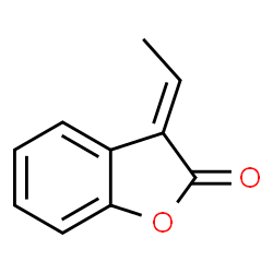 ChemSpider 2D Image | (3E)-3-Ethylidene-1-benzofuran-2(3H)-one | C10H8O2