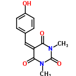 InChI=1/C13H12N2O4/c1-14-11(17)10(12(18)15(2)13(14)19)7-8-3-5-9(16)6-4-8/h3-7,16H,1-2H3