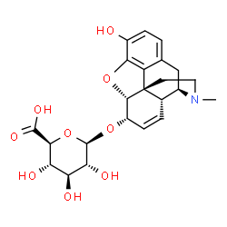 ChemSpider 2D Image | Morphine 6-beta-D-glucopyranosiduronide | C23H27NO9