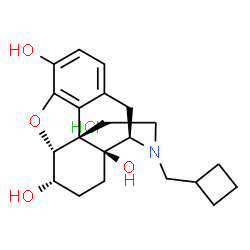 ChemSpider 2D Image | Nalbuphine hydrochloride | C21H28ClNO4