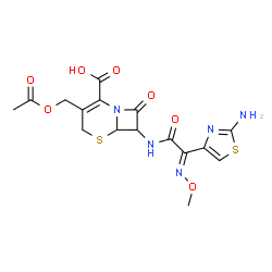 ChemSpider 2D Image | Cefotaxime | C16H17N5O7S2